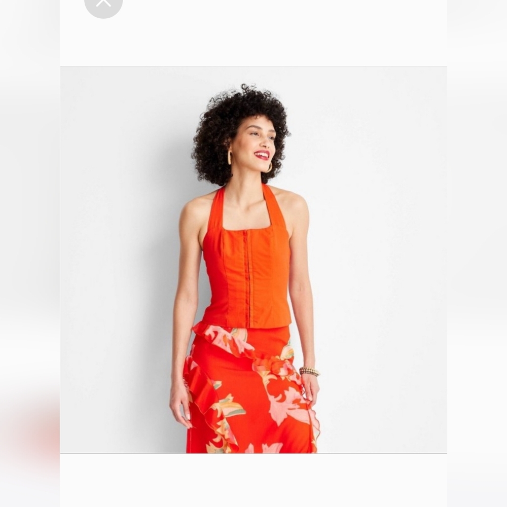 Jenee Naylor Future Collective Halter top